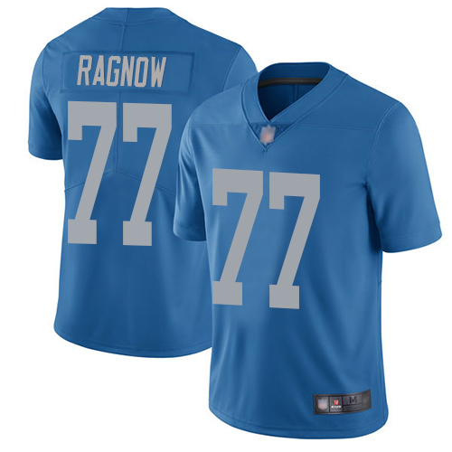 Detroit Lions Limited Blue Men Frank Ragnow Alternate Jersey NFL Football #77 Vapor Untouchable->detroit lions->NFL Jersey